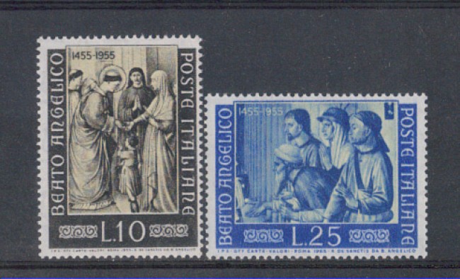 1955 - LOTTO/6293 - REPUBBLICA - BEATO ANGELICO 2v.