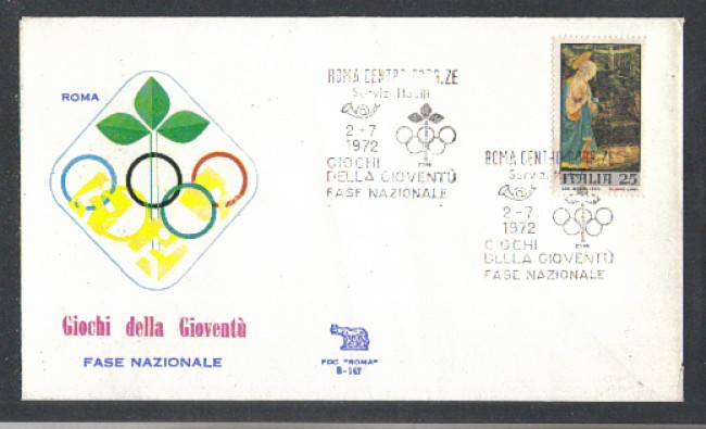 1972 - LBF/3880 - ROMA - GIOCHI DELLA GIOVENTU'