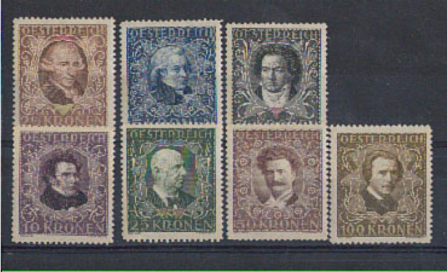 1922 - LOTTO/4908 - AUSTRIA - COMPOSITORI