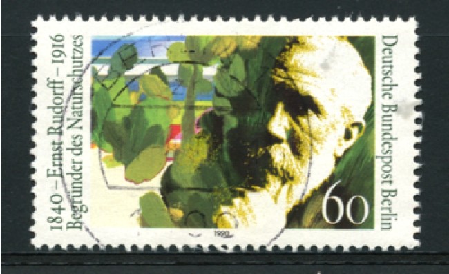 1990 - LOTTO/12636 - BERLINO - 60p. ERNEST RUDORFF - USATO