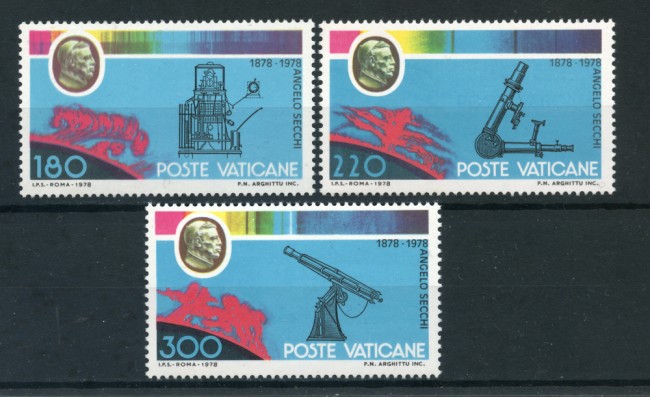 1979 - LOTTO/5979 - VATICANO - PADRE ANGELO SECCHI 3v. NUOVI