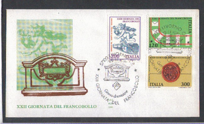 1981 - LOTTO/6756Z - REPUBBLICA - GIORNATA  FRANCOBOLLO - FDC
