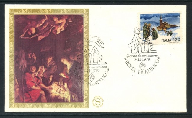 1979 - REPUBBLICA - NATALE - BUSTA FDC FILAGRANO - LOTTO/27373