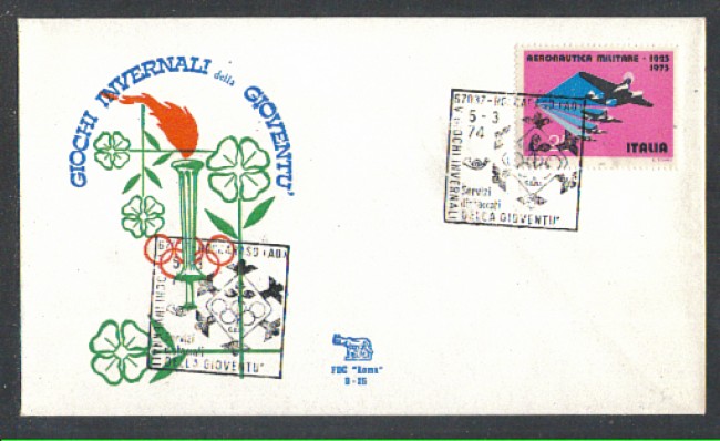 1974 - LBF/3874 - ROCCARASO - GIOCHI INVERNALI DELLA GIOVENTU'