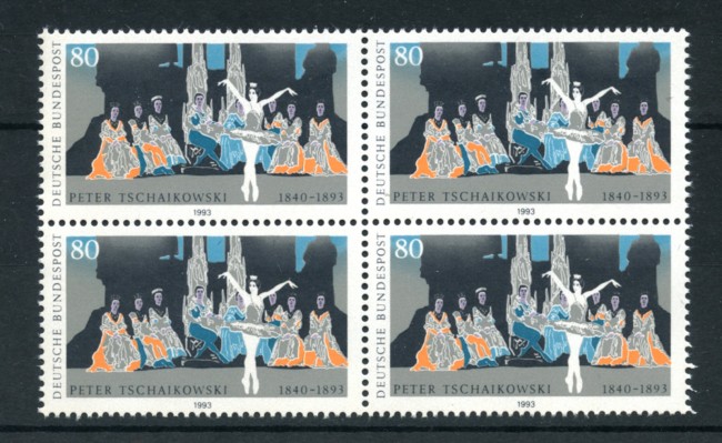 1993 - LOTTO/19071Q - GERMANIA - P.I. TSCHAIKOWSKI - QUARTINA