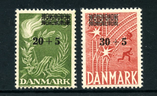 1955 - LOTTO724093 - DANIMARCA - PRO FONDI LIBERAZIONE 2v. - NUOVI