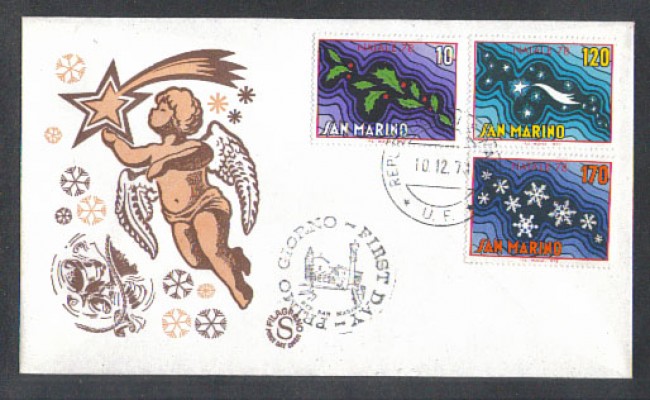 1978 - LOTTO/7991ZA - SAN MARINO - NATALE - FDC