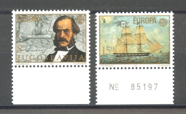1982 - JUGOSLAVIA - LOTTO/41449 - EUROPA 2v. - NUOVI