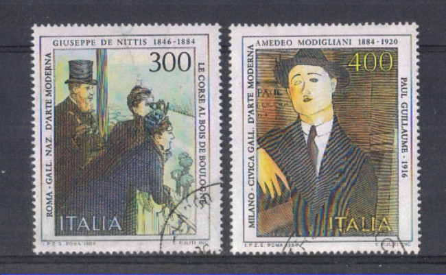 1984 - LOTTO/6804U - REPUBBLICA - ARTE 10° SERIE - USATI