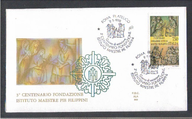 1992 - LOTTO/6988Z - REPUBBLICA - PIE FILIPPINI - FDC