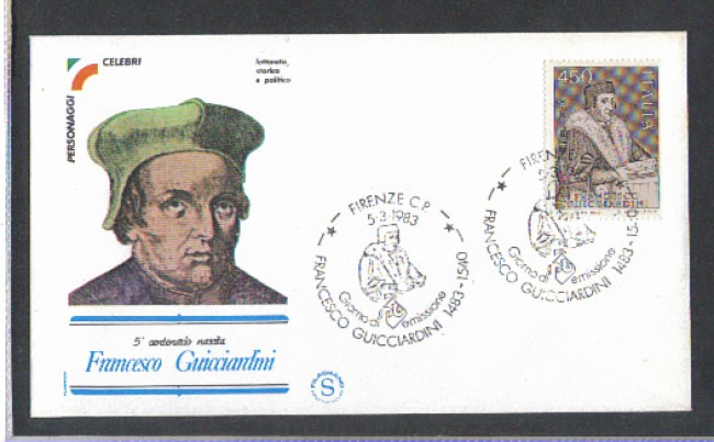 1983 - LOTTO/6782ZA - REPUBBLICA - FRANCESCO GUICCIARDINI - FDC
