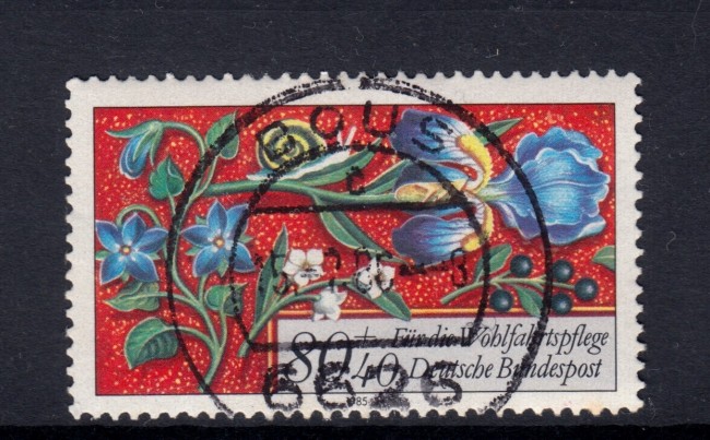 1985 - GERMANIA FEDERALE - 80+40p. BENEFICENZA - USATO - LOTTO/31358U