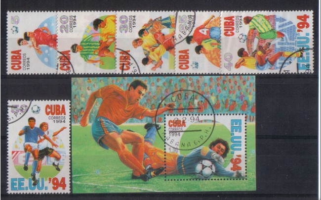 1994 - LOTTO/2216C - CUBA - CAMPIONATI DI CALCIO