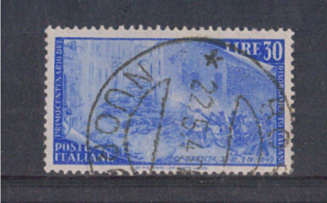 1948 - LOTTO/6062U - REPUBBLICA - 30 LIRE RISORGIMENTO USATO
