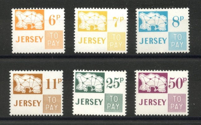 1974/75 - JERSEY - LOTTO/40888 - SEGNATASSE 6v. - NUOVi