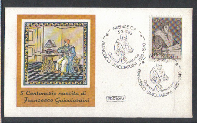1983 - LOTTO/6782Z - REPUBBLICA - FRANCESCO GUICCIARDINI - FDC