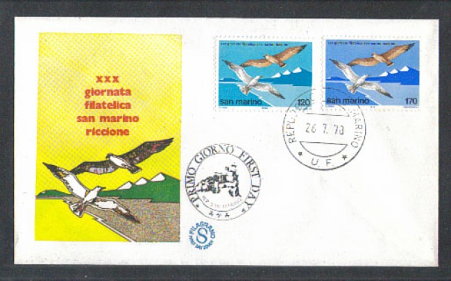 1978 - LOTTO/7986Z - SAN MARINO - GIORNATA FILATELICA - FDC
