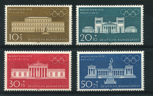 1970 - LOTTO/18890 - GERMANIA FEDERALE - PRE OLIMPICA 3v. - NUOVI