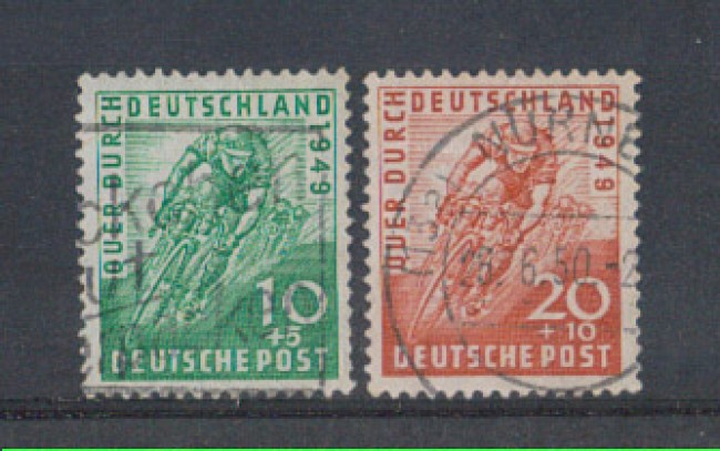 GERMANIA - BIZONA - 1949 - LOTTO/2039C - CICLISMO