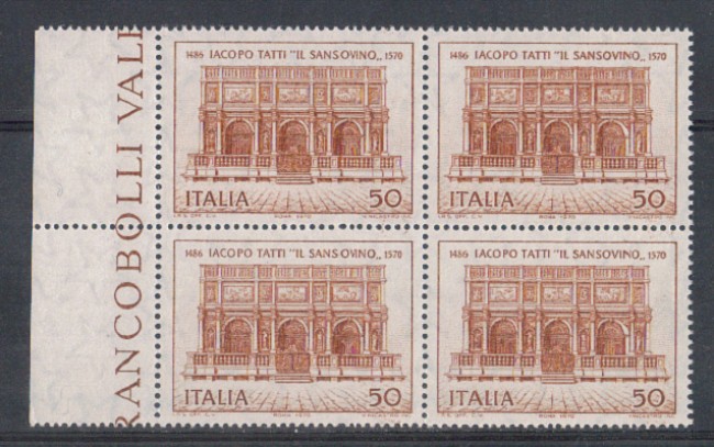 1970 - LOTTO/6530Q - REPUBBLICA - SANSOVINO QUARTINA