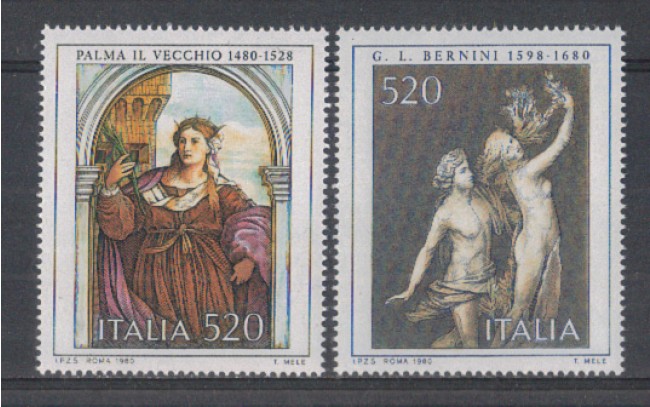 1980 - LOTTO/6730 - REPUBBLICA -  ARTE 7° SERIE