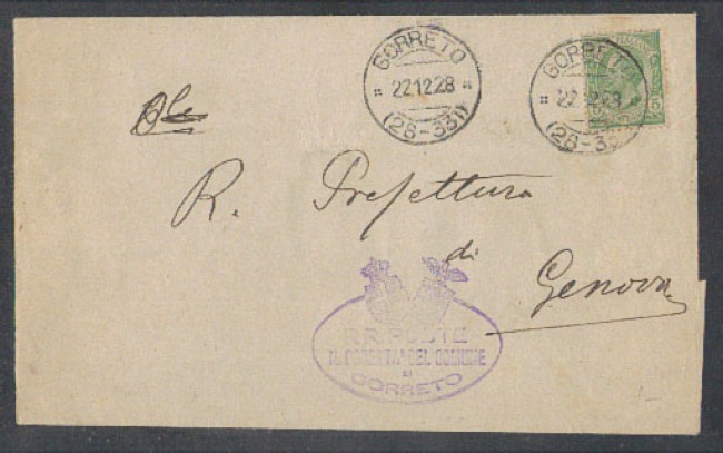 1928 - LBF/999 - GORRETO - GENOVA