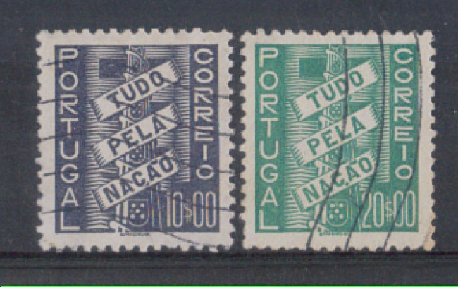 1941 - LOTTO/9710U - PORTOGALLO - EXPO FILATELICA 2v. - USATI