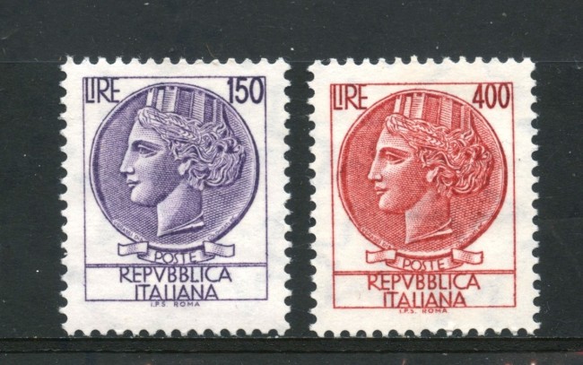 1976 - REPUBBLICA - SIRACUSANA 2v.- NUOVI - LOTTO6641