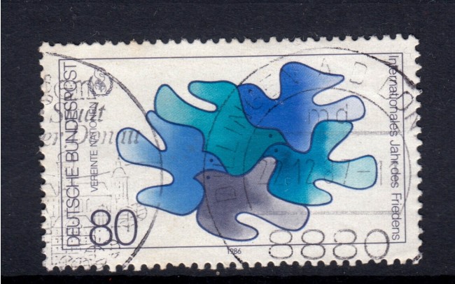 1986 - GERMANIA FEDERALE - ANNO MONDIALE DELLA PACE - USATO - LOTTO/31350U
