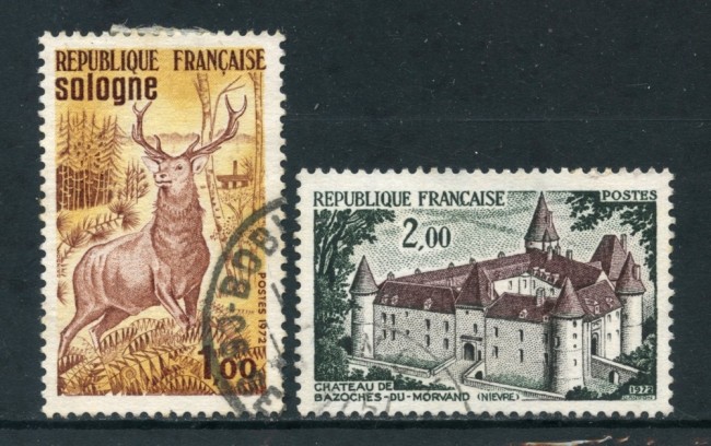 1972 - FRANCIA - TURISTICA 2v. - USATI - LOTTO/26044U