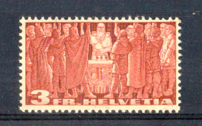 1938 - LOTTO/9820 - SVIZZERA - 3 Fr. PATTO FEDERALE -  NUOVO