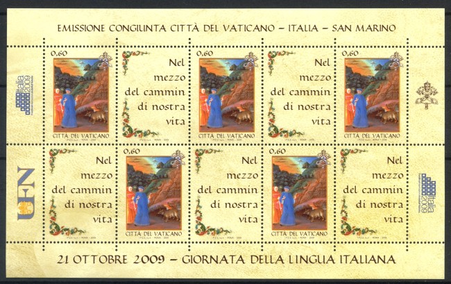2009 - VATICANO - LINGUA ITALIANA FOGLIETTO - NUOVO - LOTTO/37290