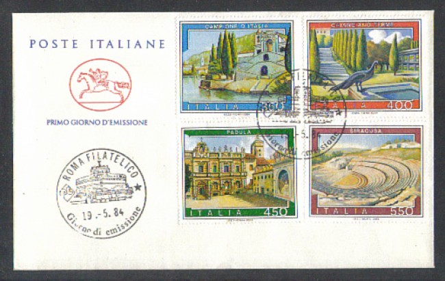 1984 - LOTTO/6815Z - REPUBBLICA - TURISTICA 11° SERIE - FDC