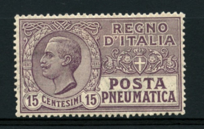 1921 - LOTTO/11737 - REGNO -  15c. POSTA PNEUMATICA - LING.