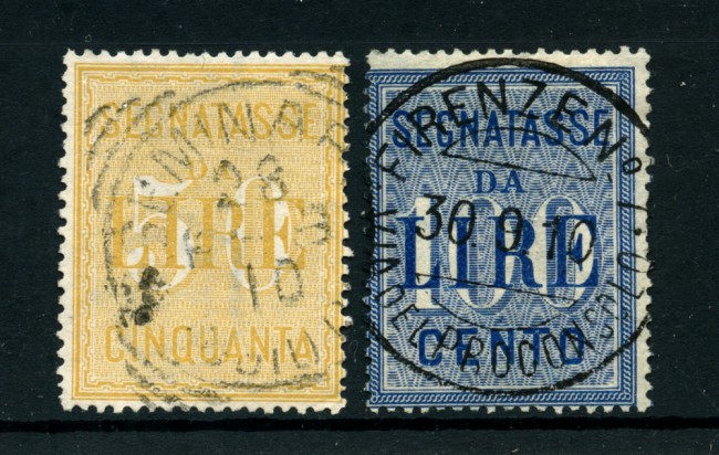 1903 - LOTTO/24427 - REGNO - 50/100 LIRE SEGNATASSE - USATI