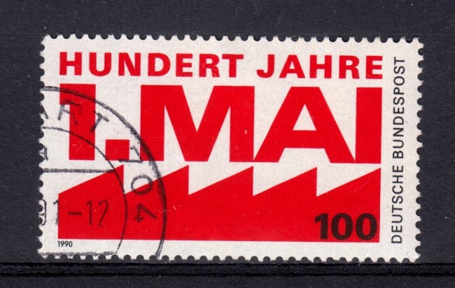1990  - GERMANIA FEDERALE - 100p. PRIMO MAGGIO - USATO - LOTTO/31274U