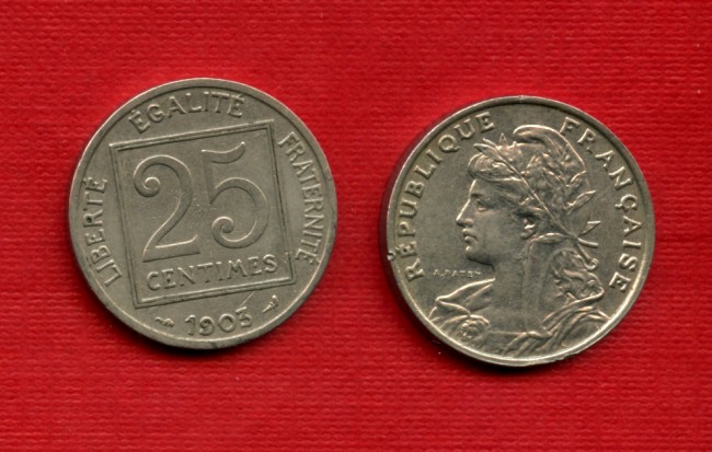 1903 - LOTTO/M21721 - FRANCIA - 25 CENTESIMI  MARIANNA
