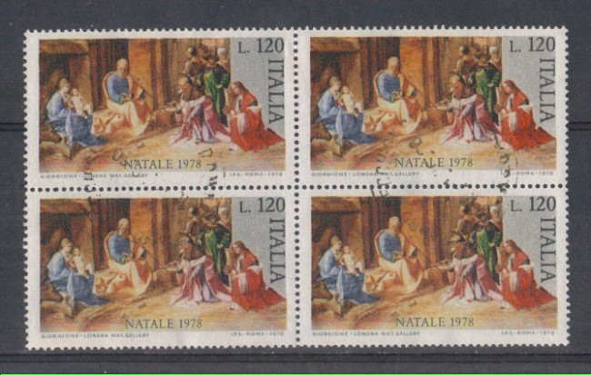 1978 - LOTTO/6687UQ - REPUBBLICA - 120 L. NATALE - QUART/USATA