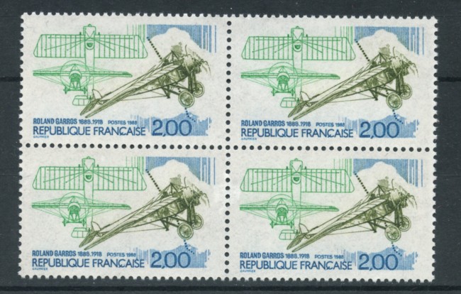 1988 - LOTTO/20288Q - FRANCIA - ROLAND GARROS - QUARTINA NUOVI