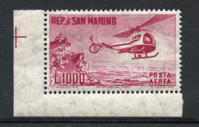 1961 - LOTTO/22283 - SAN MARINO - POSTA AEREA 1000 LIRE ELICOTTERO - NUOVO