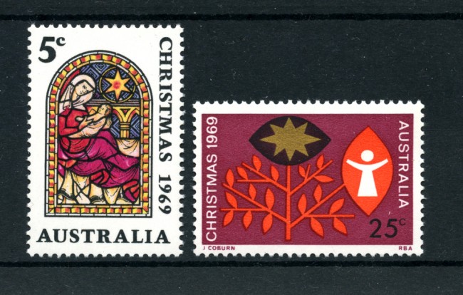 1969 - AUSTRALIA - LOTTO/22362 - NATALE 2v. - NUOVI