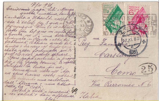1931 - LBF/2656  - OLANDA - S.GIOVANNI GOUDA - SU CARTOLINA
