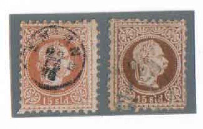 1867/75 - LOTTO/3699 - AUSTRIA LEVANTE - 15s. BRUNO