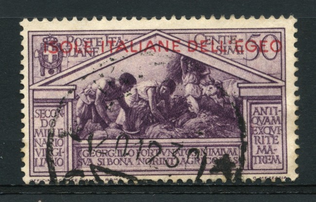 1930 - LOTTO/14076 - EGEO - 50c. VIRGILIO - USATO