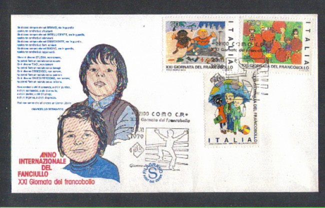 1979 - LOTTO/6713ZA - REPUBBLICA - GIORNATA FRANCOBOLLO - FDC