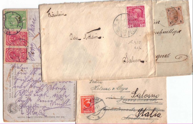 1901/30 - LBF/2028 -  AUSTRIA - LOTTO DI 18 BUSTE
