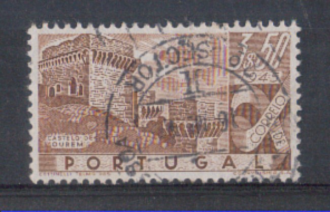 1946 - LOTTO/9720HU - PORTOGALLO - 3,50e. CASTELLI - USATO