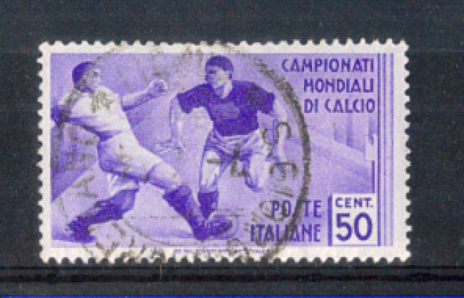 1934 - LOTTO/REG361U - REGNO - 50c. MONDIALI CALCIO - USATO