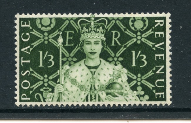 1953 - LOTTO/23194 - GRAN BRETAGNA - 1/3  INCORONAZIONE - NUOVO