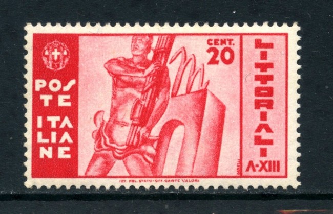 1935 - REGNO - 20c. LITTORIALI - NUOVO - LOTTO/26360